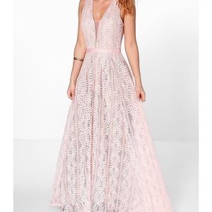 Pink Maxi Prom Dress perfect for any occasion!